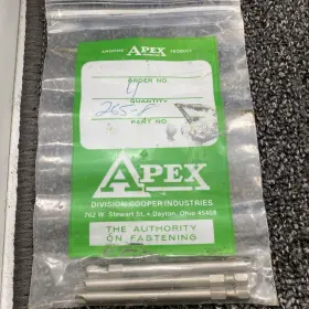 265-8 Apex 1/4 Inch Hex Torq Set #8 Power Drive Bits Lot Of 3 265-8 Apex 1/4 Inch Hex Torq Set #8 Power Drive Bits Lot Of 3