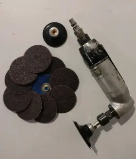 8479 Aro Vintage Pneumatic 2 Inch Disk Sander