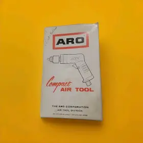 8525 Aro Vintage Compact Air Tool Model In Box Made Usa. Slightly Used