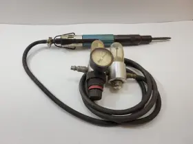 Sr007 Atlas Copco Uf11 Pneumatic Chisel Air Tool W Filter Regulator Hose