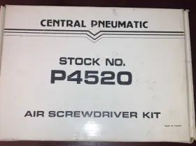 P4520 Central Pneumatic Pistol Grip Air Screwdriver