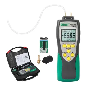 Duoyi Lskszcyj-223 Manometer Gas Pressure Tester 241.3kpa/35psi Wide Range Digital Manometer