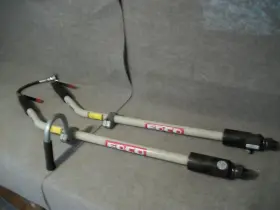 34590-34587 Edco Lot Of 2 Very Nice Big Stick Ergo Air Ram Chisel Scaler 34590 And 34587