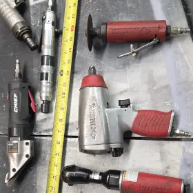 Husky Chief Ingersoll Rand 5ra1pl Assorted Pneumatic Air Tools Lot Mpn