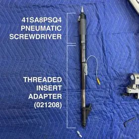 41sa8psq4 Ingersoll Rand Inline Pneumatic Screwdriver With Threaded Insert Adapter