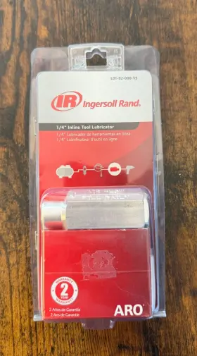 Ingersoll Rand L01-02-000-vs 1/4 Inch Inline Tool Lubricator