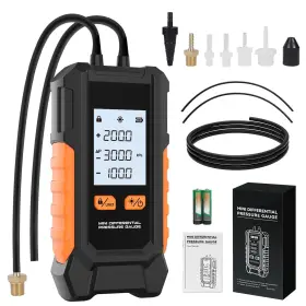 Bt520 Kaisal Manometer Hvac Gas Pressure Tester Dual Port Digital Mini
