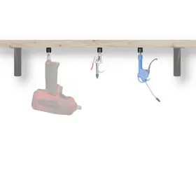 Gnrl-1008s Vast Concepts Magnetic Pneumatic Air Tool Holders Shelf Style 5 Pack