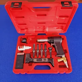 737-3x Wicks Aircraft Supply Red Box Pneumatic Rivet Gun Kit Aircraft/aviation/heavy Equipment Repair 737-3x Wicks Aircraft Supply Red Box Pneumatic Rivet Gun Kit Aircraft/aviation/heavy Equipment Repair