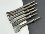 Mac Tools Usa 6PC Ah Air Pneumatic Hammer Chisel Ripper Bit Set Lot. Fixed Price $94.99.