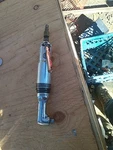 Used Stanley 10" Inline Pneumatic Driver A30LATA-11, 1025 Rpm. Fixed Price $30.00.