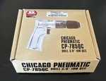 Chicago Pneumatic Drill 3/8 2400 Rpm General Duty Pistol Grip W/ Keyless Chuck. Fixed Price $100.00.