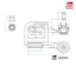 Tie Rod End Febi Bilstein 183509 Ford Puma. Fixed Price $35.92.