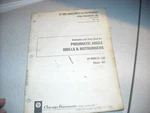 UP-282 Chicago Pneumatic Instruction & Parts Book, 1970 For CP-3008-LA Lan "a". Fixed Price $18.95.