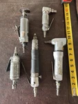 Sioux Die Grinder + Air Nibbler Inline Screwdriver Nu-mark Pneumatic Tool Lot. Fixed Price $99.00.
